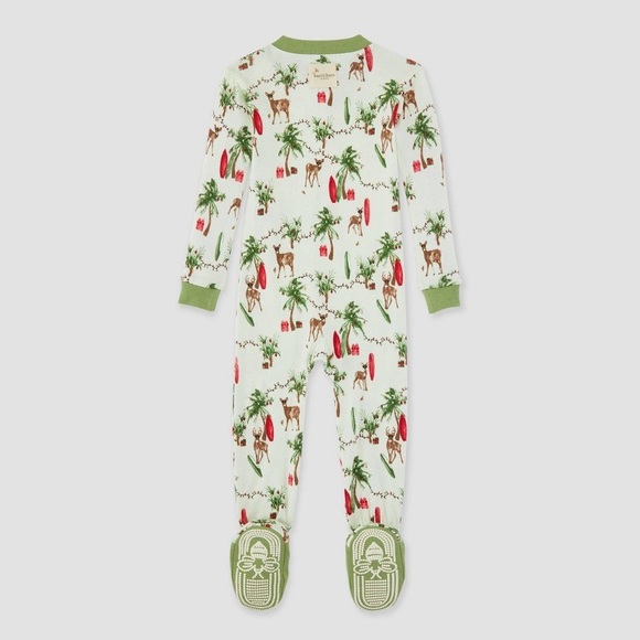 Burt’s Bees Christmas Baby Sleeper Size 6-9 Months NEW - Picture 7 of 8